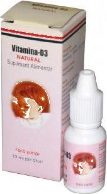 Vitamina D3 Natural Picaturi de la Natural Pharmaceuticals Supliments