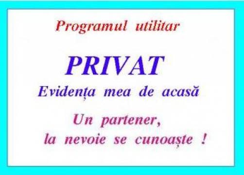 Software program evidenta personala Privat