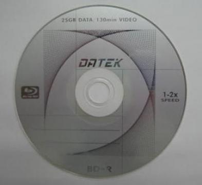 CD Blu-Ray Recordable BD-R 4X 25 Gb 130 minute