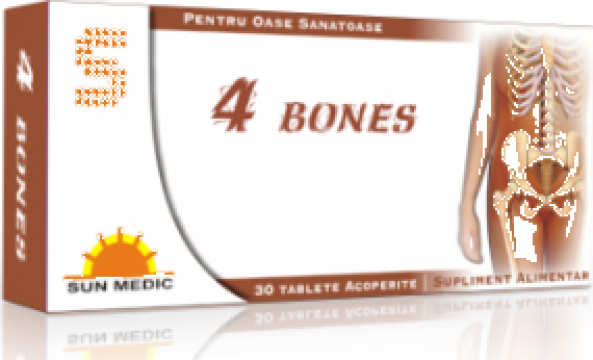 Supliment alimentar Tablete osteoporoza 4 Bones de la Sun Medic Invest Srl