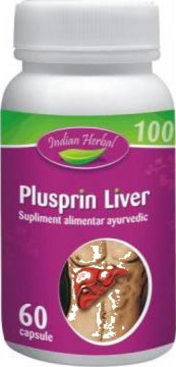 Supliment alimentar Plusprin Liver de la Indian Herbal
