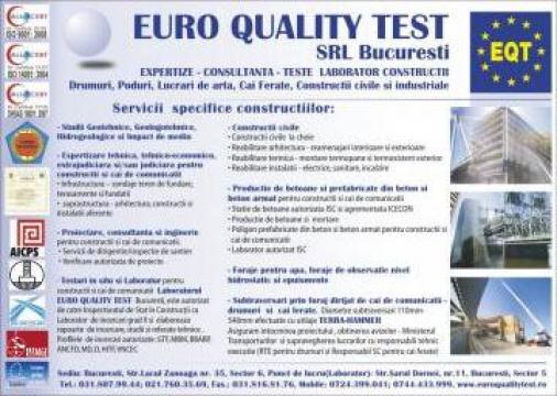 Elemente prefabricate beton pt retele de apa si canalizare de la Euro Quality Test - Bucuresti