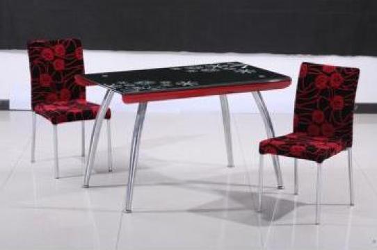 Masa din metal Metal dining table de la Bazhou Xinsong Furniture