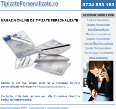 Facturi personalizate cu sigla de la Tipizatepersonalizate.ro