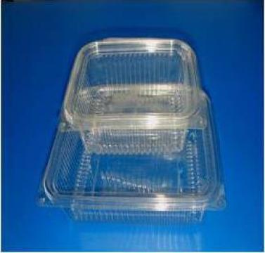 Caserole transparente pentru salate cu capac incorporate (PE de la Aned Plast Distribution Srl