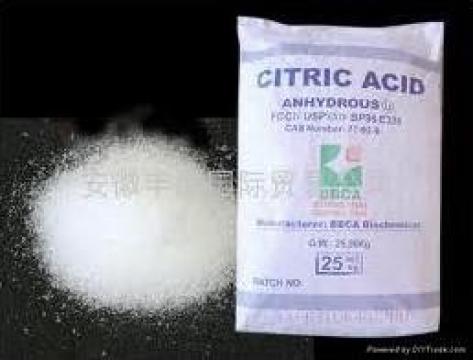 Acid citric tehnic alimentar 99.5 % de la Bads Brasov