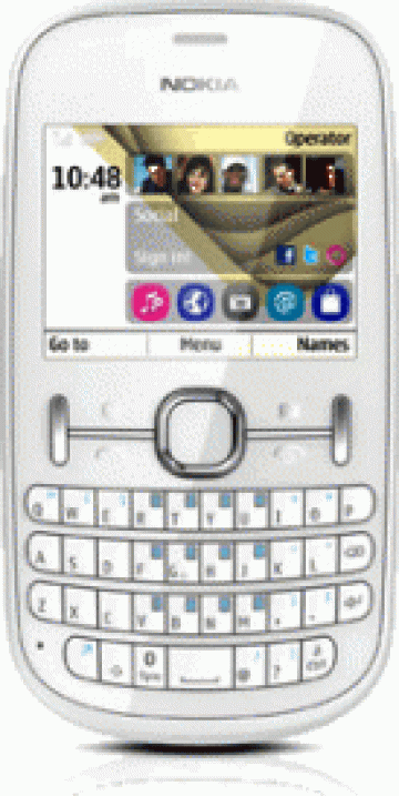 Telefon mobil Nokia Asha 201 White Nou de la Mkt Web Srl