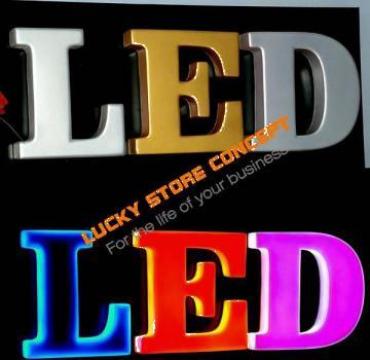Panouri publicitare Power saving channel letters [clona] de la Lucky Store Solution SRL