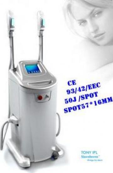 Echipament Cosmetic 2 handles IPL hair removal de la Beijing Sincoheren Science & Technology Development Co.,