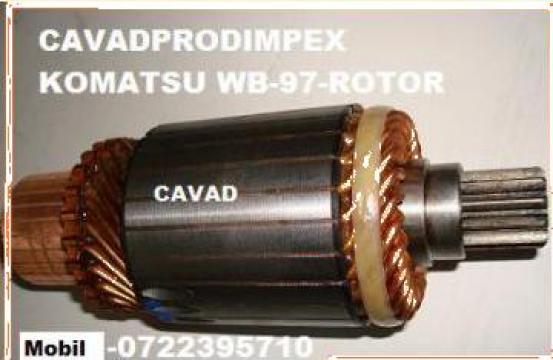 Reparatii electromotor Komatsu WB97S-rotor de la Cavad Prod Impex Srl