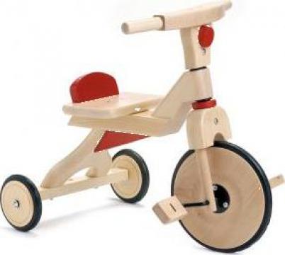 Tricicleta din lemn de la Flaro International Srl