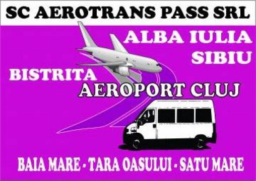 Transport persoane zilnic Sibiu-Alba Iulia-Aeroport Cluj de la Aerotrans Pass Srl