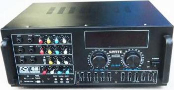 Amplificator NRS, 4 canale, 6x intr. micro, egalizator, usb de la Rochas International Srl