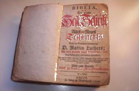 Biblie anul 1720 de la 