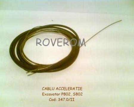Cablu acceleratie excavator P802, S802 de la Roverom Srl