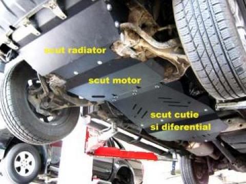 Scut motor din otel Nissan Navara D50 de la Autoscutt Protection Srl