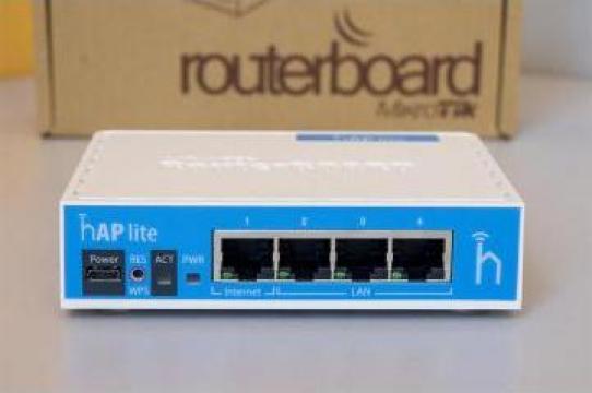 Router wireless MikroTik RB941-2ND hAP Lite 802.11n 4XEth de la Netter System Srl.