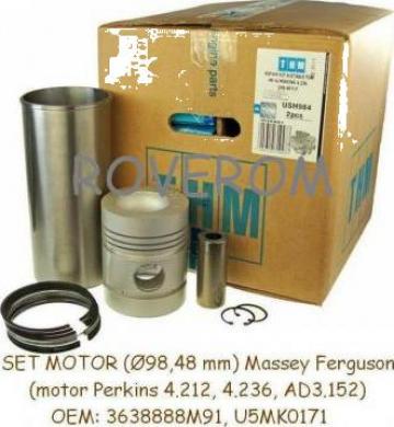 Set motor (98,48mm) Massey Ferguson 174, 184, 50, 50B, 50H