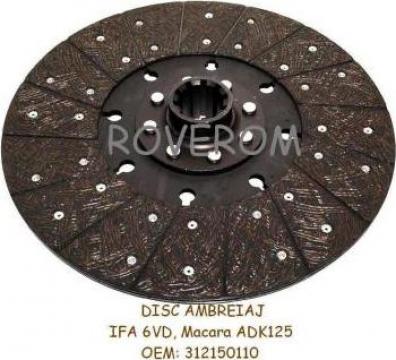 Disc ambreiaj ADK125 (motor IFA 6VD)  (D=380mm, Zc=10) de la Roverom Srl