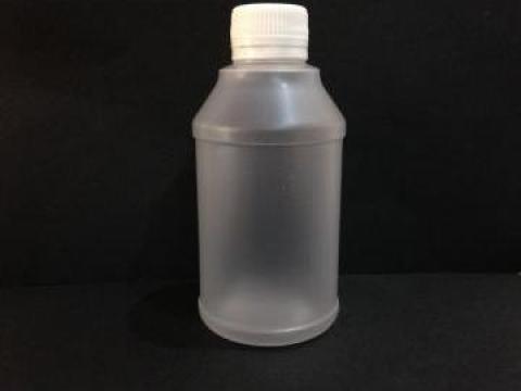 Flacon plastic transparent/alb 270 ml cu dop fi 28 PV