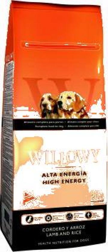 Hrana caini Willowy high energy 20kg de la Snoopy Pet Shop Srl