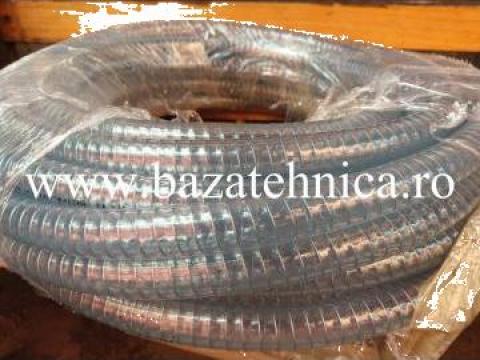 Furtun PVC fi 19 cu insertie metalica Metal-Flex de la Baza Tehnica Alfa Srl
