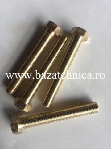 Surub bronz M16x100mm, pentru statia electrica de la Baza Tehnica Alfa Srl
