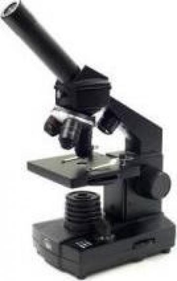 Microscop monocular elev cu iluminare LED incorporata
