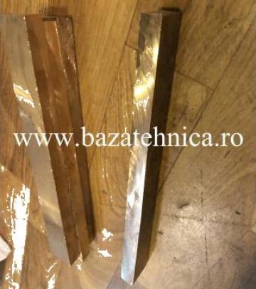Patina bronz, bara rectangulara 25x15x250 mm de la Baza Tehnica Alfa Srl