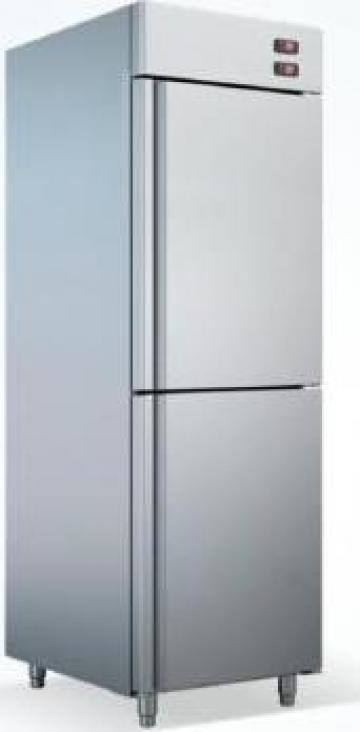Cabinet frigorific inox compus din frigider si congelator de la Distal Mark Srl