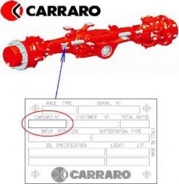 Piese Carraro 142134 - Massey Ferguson 6270 de la Instalatii Si Echipamente Srl
