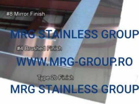 Tabla inox mata 0.3x1000x2000mm 2B AISI 304 304L 430 316 316 de la MRG Stainless Group Srl