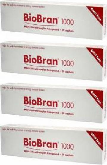 Supliment alimentar Bio Bran 1000 (MGN-3 Arabionoxilan) de la Genmark Trading Srl