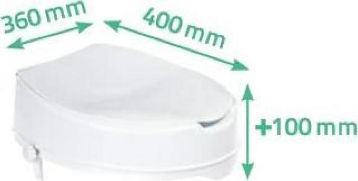 Inaltator WC Ridder cu capac - sustine pana la 150 kg