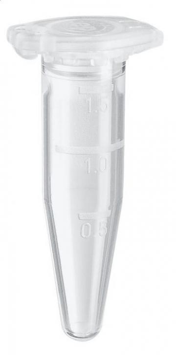 Tub eppendorf 1,5 ml, gradat, cu capac - Deltalab - 500 buc de la Medaz Life Consum Srl