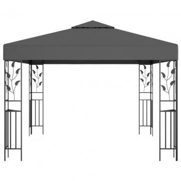 Pavilion, antracit, 3 x 3 m