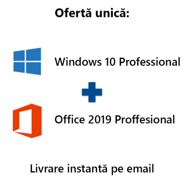 Licente Windows 10 Professional + Office 2019 de la Afacerea Ta Pe Net S.r.l.