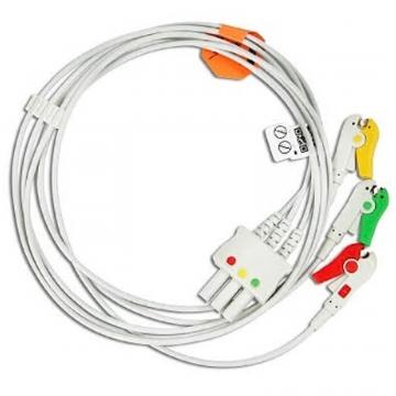 Cablu EKG cu 3 fire pentru Nihon Kohden de la Sirius Distribution Srl