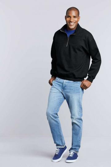Bluzon Heavy Blendd Adult Vintage Cadet Collar Sweatshirt
