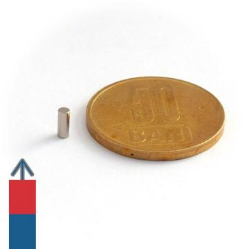 Magnet neodim cilindru 2 x 5 mm