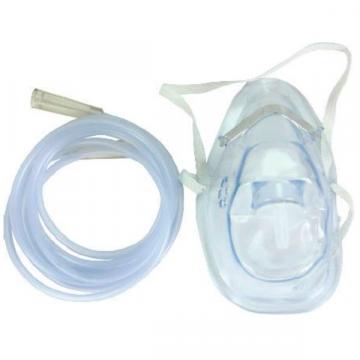 Masca oxigen simpla cu tub 25,5cm pentru adulti (1 buc) de la Sirius Distribution Srl