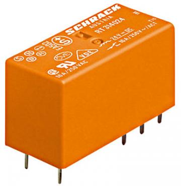 Minireleu electromagnetic 24VDC, DPDT RP424024