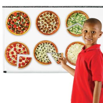 Jucarie Pizza fractiilor cu magneti de la A&P Collections Online Srl-d
