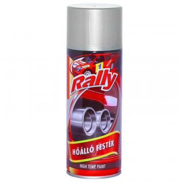 Spray vopsea termorezistenta argintiu, Rally - 400ml