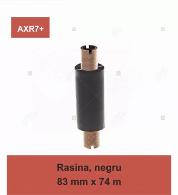 Ribon Armor Inkanto AXR7+, rasina (resin), negru, 83mmx74m de la Label Print Srl