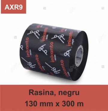 Ribon Armor Inkanto AXR9, rasina (resin), negru, 130mmx300m de la Label Print Srl
