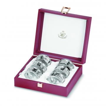 Set de 6 inele argintate pentru servetele by Sheffield de la Luxury Concepts Srl
