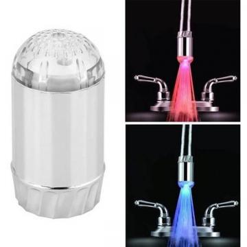 Cap de robinet cu LED multicolor si filtru 7 culori