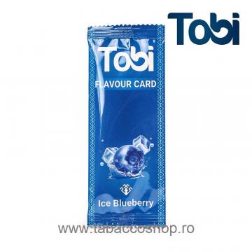 Card aromatizant Tobi Ice Blueberry pentru tutun sau tigari de la Maferdi Srl
