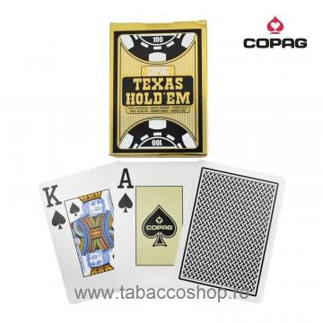 Carti de joc Juego Copag Texas Gold Black